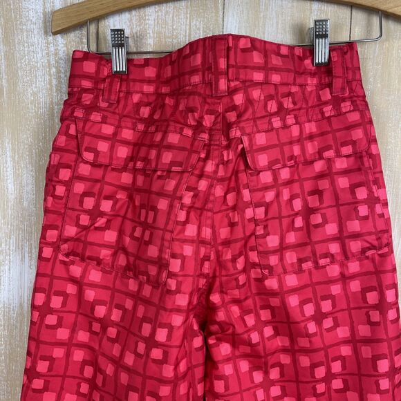 Spyder Snowboard Ski Snow Pants Girls Pink Print Size 18 - Picture 6 of 15